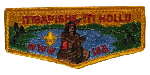 Itibapishe Iti Hollo Lodge 188 Central NC S14 Flap Gold Bdr