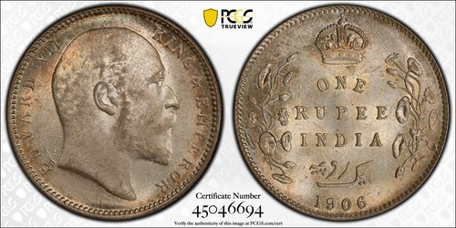 MS63 英領インド ルピー 銀貨 1890B NGC india rupee ビカニール MS63 ルピー銀貨 india rupee インド NGC の通販 by