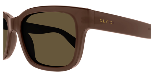 Pre-owned Gucci Gg1583s-004 Square Brown