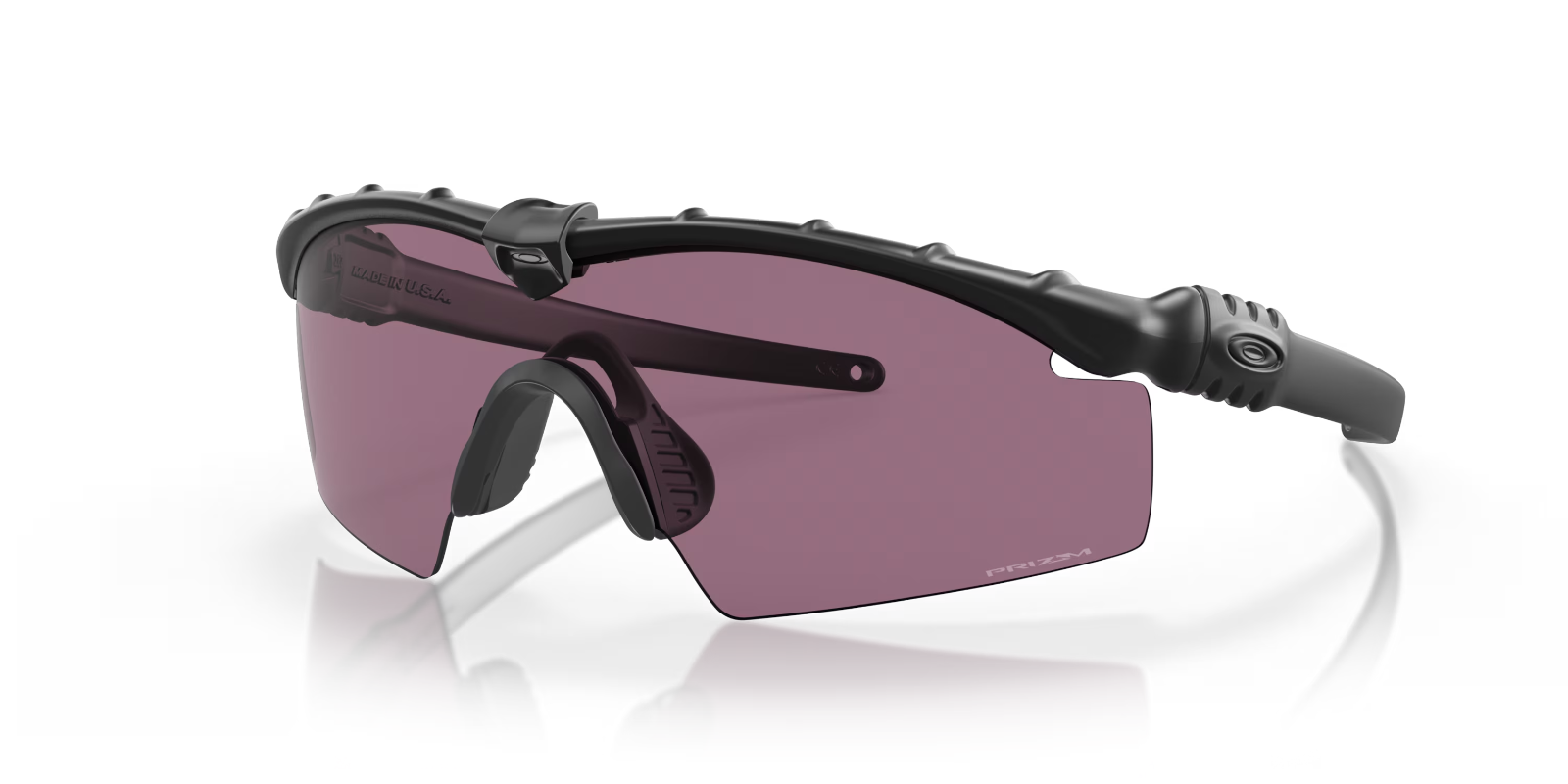 Pre-owned Oakley Si Ballistic  M Frame 3.0 Matte Black W/prizm Tr45, Prizm Tr22, Clear Lens In Black/amber/clear