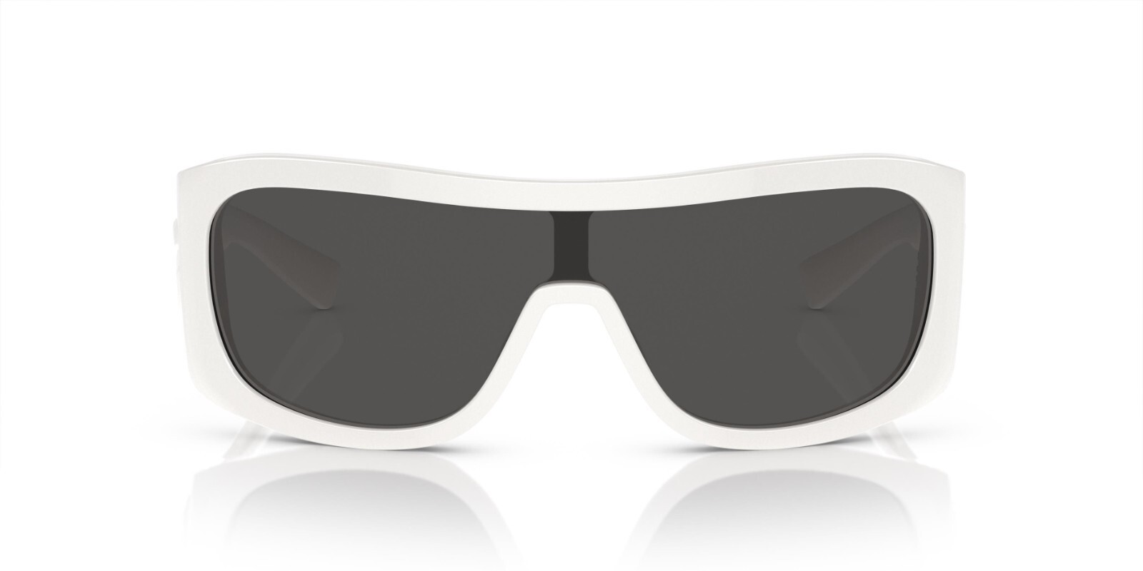 Pre-owned Dolce & Gabbana Dg 4454 White/dark Grey (3312/87) Sunglasses In Gray