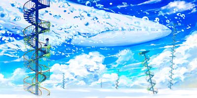 Anime yayan sky whale Playmat Game Mat Desk