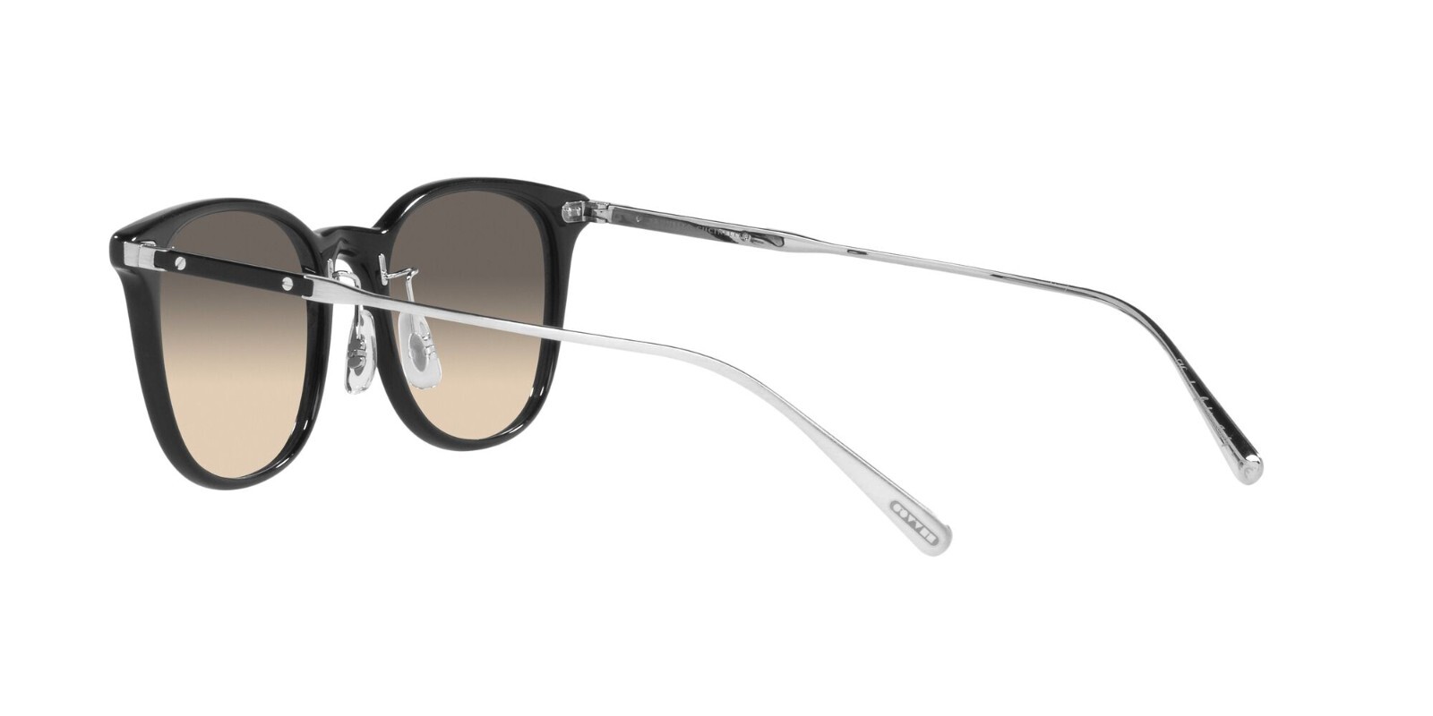 Pre-owned Oliver Peoples R-3 Ov 5555su Black/grey (1492/81) Sunglasses In Shale Shaded
