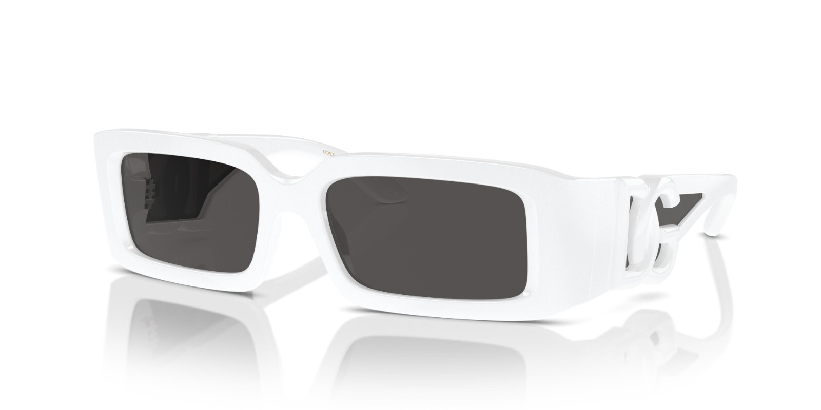 Dolce & Gabbana DG 6197 White/Dark Grey (331287) Sunglasses