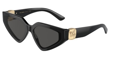 Pre-owned Dolce & Gabbana Dolce N Gabbana Dg4469 501 87 Black Dark Grey 59 Mm Women's Sunglasses In Gray