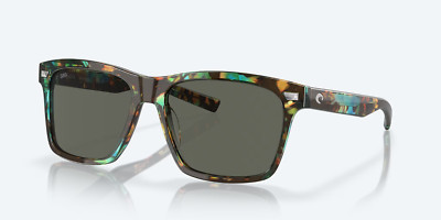 NEW Costa Del Mar ARANSAS 204 Shiny Ocean Tortoise Frame/Gray Lens 580G