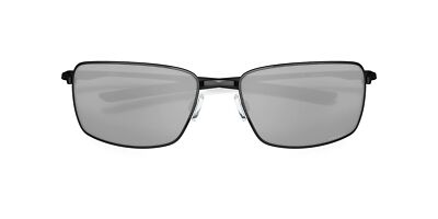 Pre-owned Oakley Square Wire Sunglasses, Polished Black Frame, Prizm Black Lens