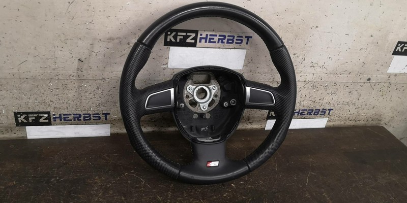 Volant Audi A3 8p S-Line 8p0124a Leder Gelocht 2.0tdi 125kw Cbbb 252546