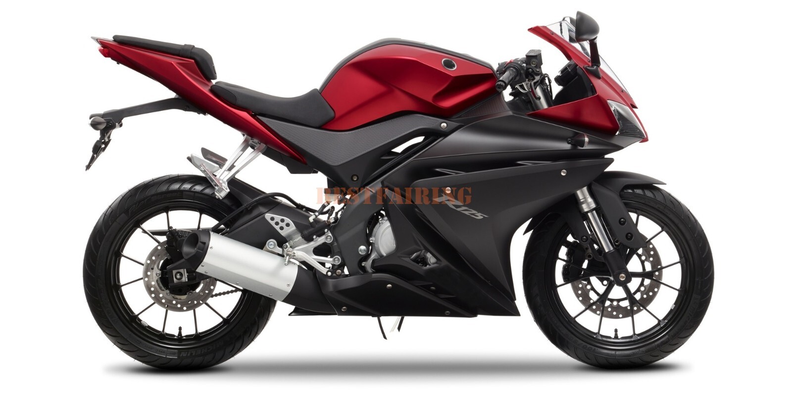 Red Black Painted Fairing Kit For Yamaha YZF R125 2008-2018
