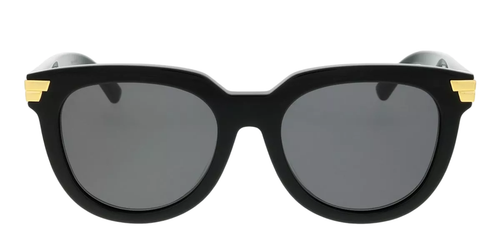 Pre-owned Bottega Veneta Sunglasses Bv1104sa-001 Black - Gold - Gray