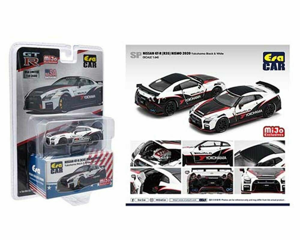 Era Car 1/64 2020 Nissan GT-R R35 Nismo Yokohama w/Open