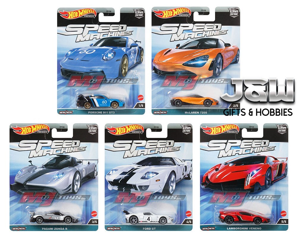 23台 Hot Wheels まとめ HOT WHEELS 2023 CAR CULTURE Fast Furious B CASE SET OF 5
