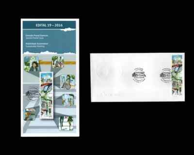 Sustainable Mobility Car bicycle subway bus skateboard Mi 4442-3 Yt 3593-4 MINT