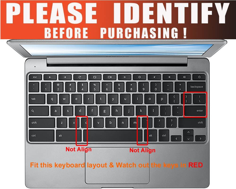 Keyboard Cover Skin for Samsung Chromebook 4 3 XE310XBA XE500C13 XE501C13 11.6/
