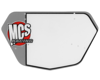 MCS BMX NUMBER PLATE PRO (LARGE) GREY