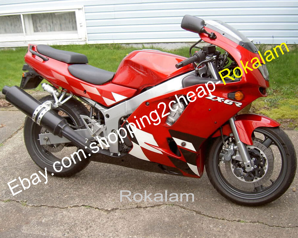 Body Kit For NINJA ZX6R ZX-6R 636 94 95 96 97 Red
