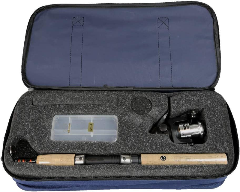 Okuma Voyager Spin Travel Pack Rod and Reel Combo Shock-Resistant Foam Insert