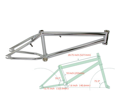 Bike 20 Freestyle Chromoly Frame Chrome. | eBay