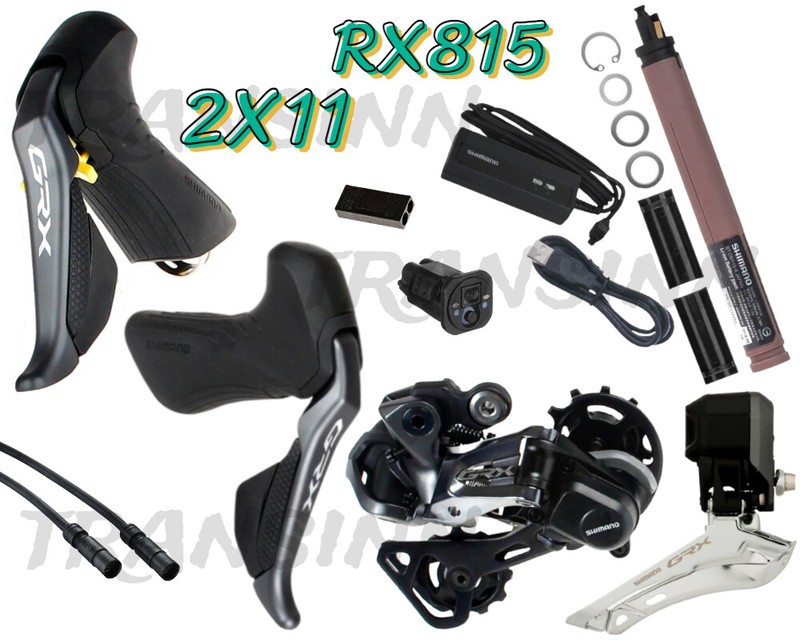 Shimano GRX Di2 RX815 2x11 Electric Groupset EW-RS910 w/o