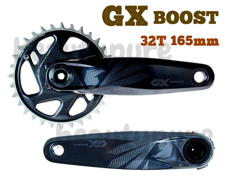 SRAM GX Eagle Boost (32T 165mm) Lunar crankset DUB Black X-SYNC