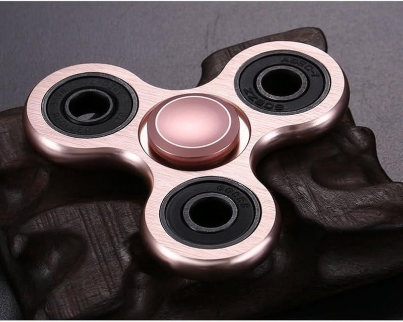 Aluminium Tri-Wing Fidget Spinner, Pink