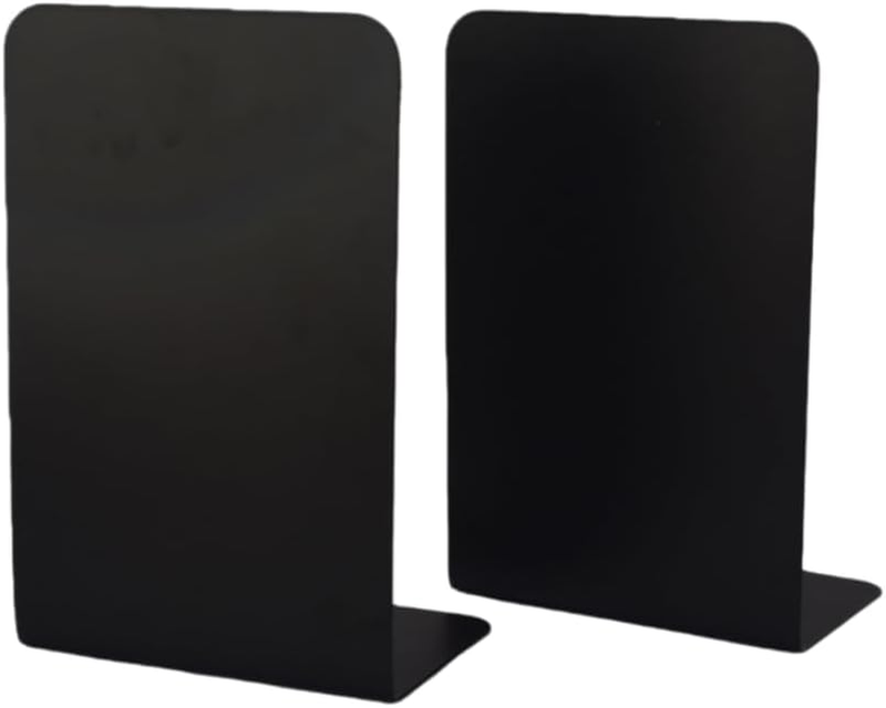 Metal Bookends, Jumbo, Non-Skid Book Stand for Shelves, Heavy Duty Book Stopper,