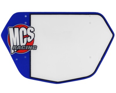 MCS BMX NUMBER PLATE MINI (SMALL) BLUE