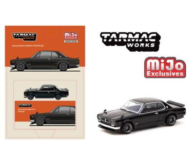 Tarmac Works 1:64 Nissan Skyline 2000 GT-R (KPGC10) Black Global64 T64G-043-BK