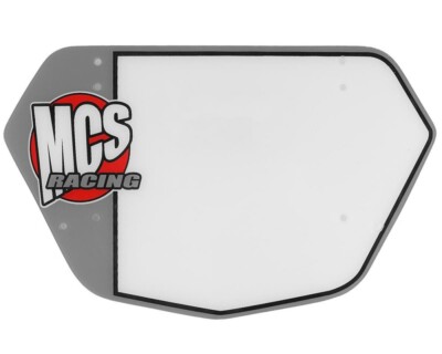 MCS BMX NUMBER PLATE MINI (SMALL) GREY