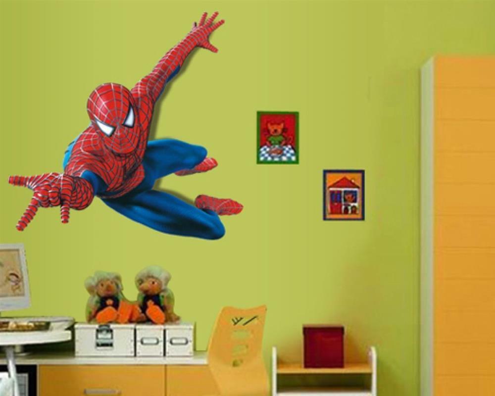 Wandtattoo Spiderman Wandaufkleber XXL Kinderzimmer Superheld Deko