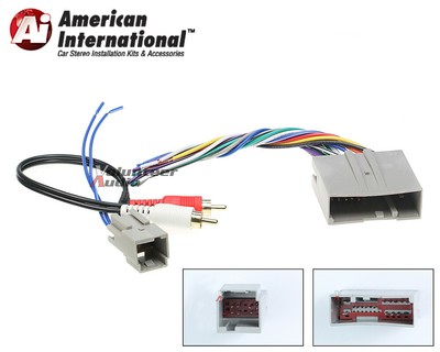2003-2005 Double Din Radio Mount Kit For Stereo CD Player Install W Wire Harness