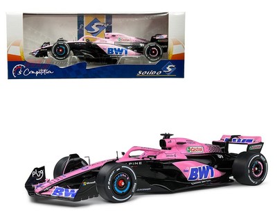 Solido 1:18 2023 Alpine A523 Presentation Version Pink Edition S1808806 F1 Model