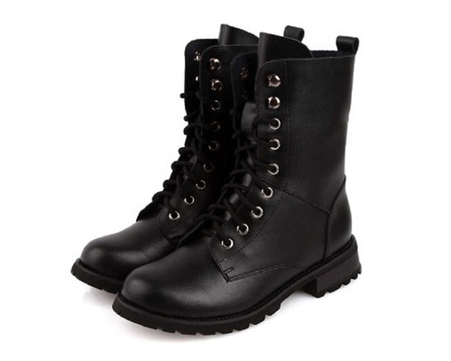 French Military Style Canvas Commando Boots | eBay