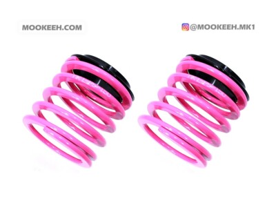 MOOKEEH Pink Coilover Helper Springs For 2.5'' Diameter Springs