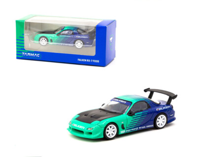Tarmac Works 1:64 Global Mazda RX-7 FD3S Falken Racing Diecast Model Car