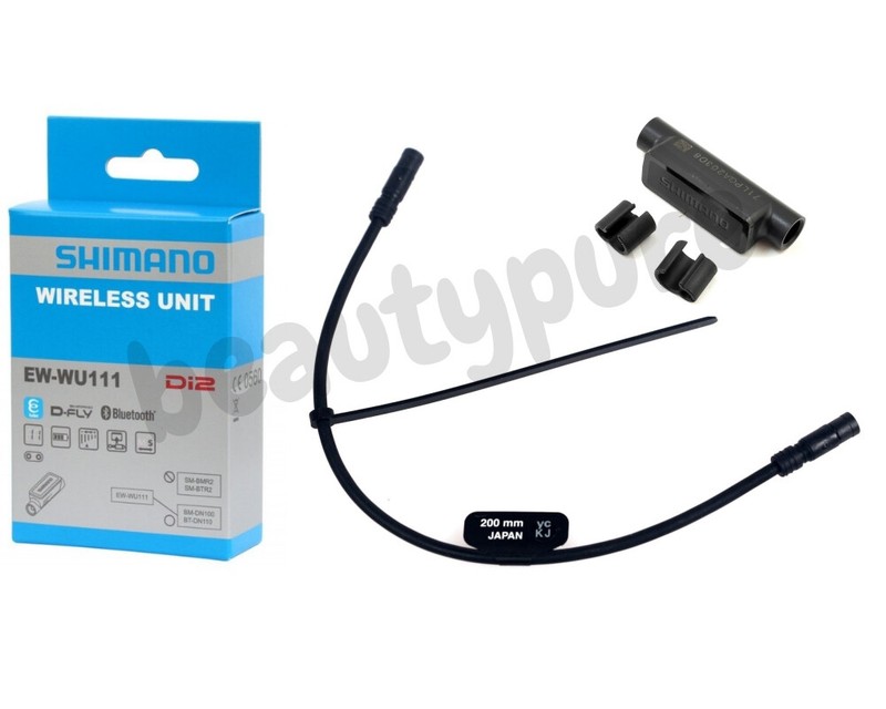Shimano EW-WU111 DI2 D-Fly ANT+Bluetooth Wireless Unit w//200mm Electric Wire