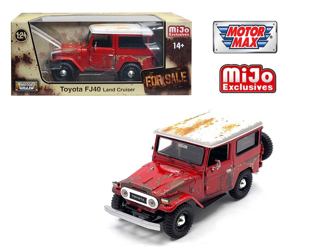 ミニカー Toyota FJ40 Land Cruiser 1:24 MOTORMAX 79323 TOYOTA FJ40 LAND CRUISER 1/24 DIECAST Model
