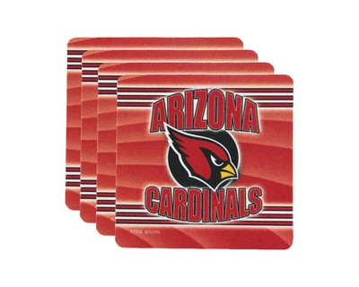 Набор подставок из пенопласта Arizona Cardinals End Zone, состоящий из четырех частей