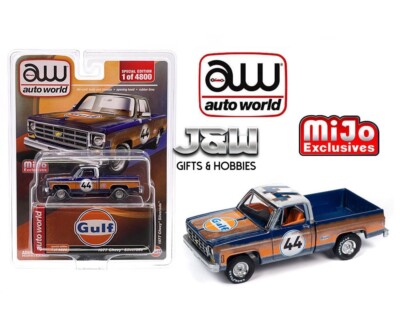 Auto World Chevrolet Silverado 1977 Gulf Oil Weathered CP8056 1/64