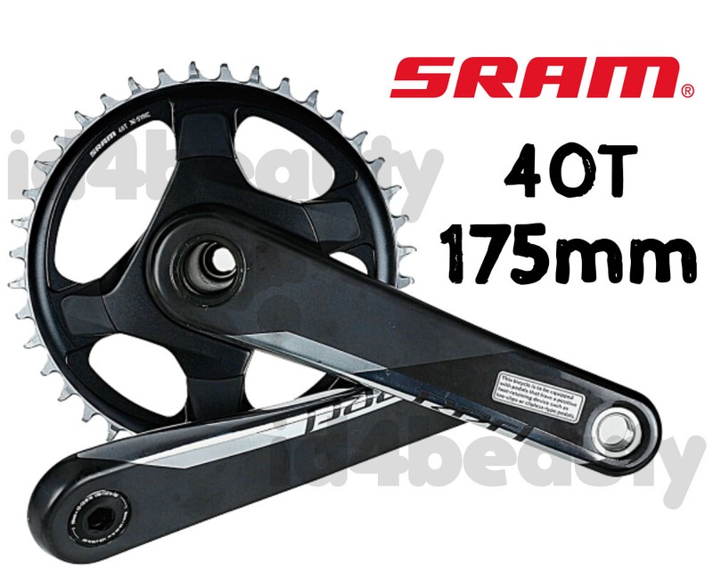 SRAM Red 1 AXS 40T 175mm Crankset 24mm GXP New