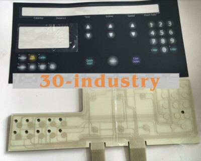 Membrane Keypad FIT Life Fitness 9500 Treadmill Panel Protective Film QTY:1