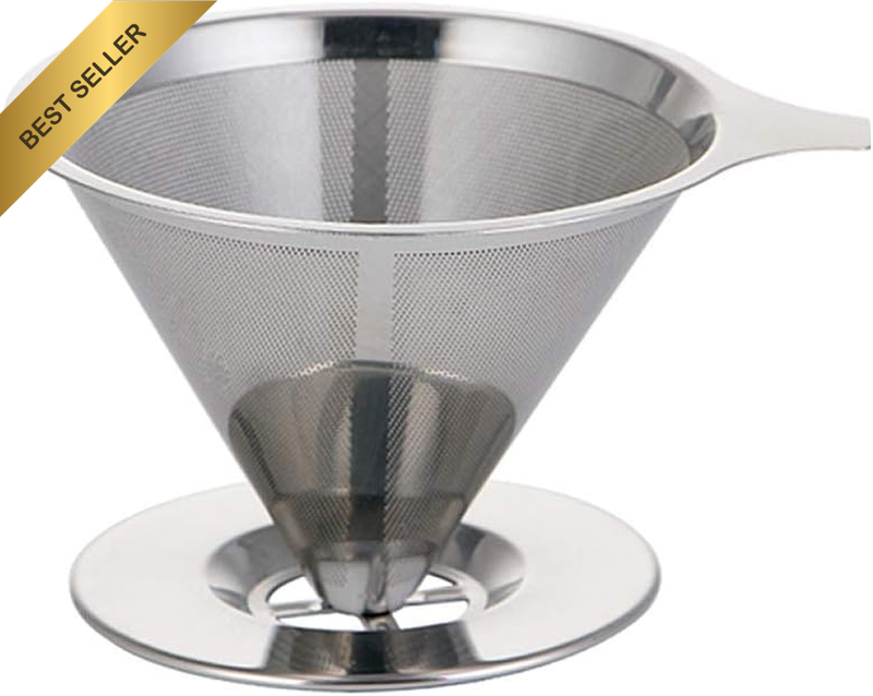 Stainless Steel Small Pour over Coffee Filter Dripper, Pour over Coffee Dripper