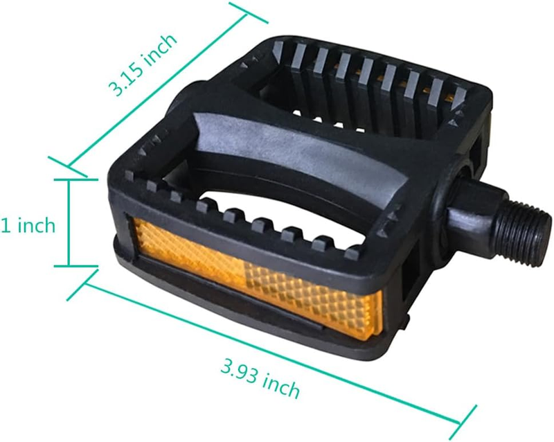 Kids Bike Pedals Upgraded Resin 1 Pair 16&lsquo;&rsquo; 18&lsquo;&rsquo; 1/2-Inch