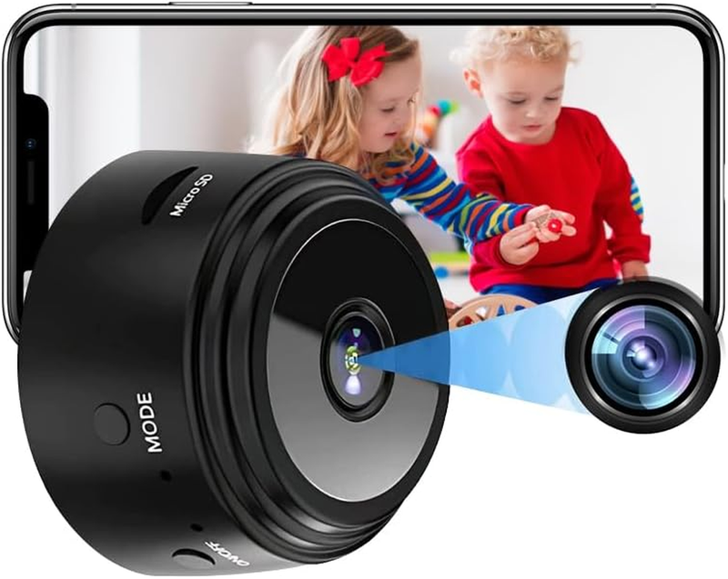 Hidden Camera 1080P Magnetic Spy Camera Wifi for Home Office Security  Motion