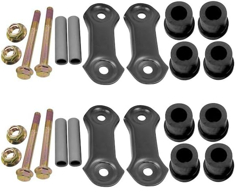 Rear Leaf Spring Shackle Set Compatible with 1987-1995 Jeep Wrangler