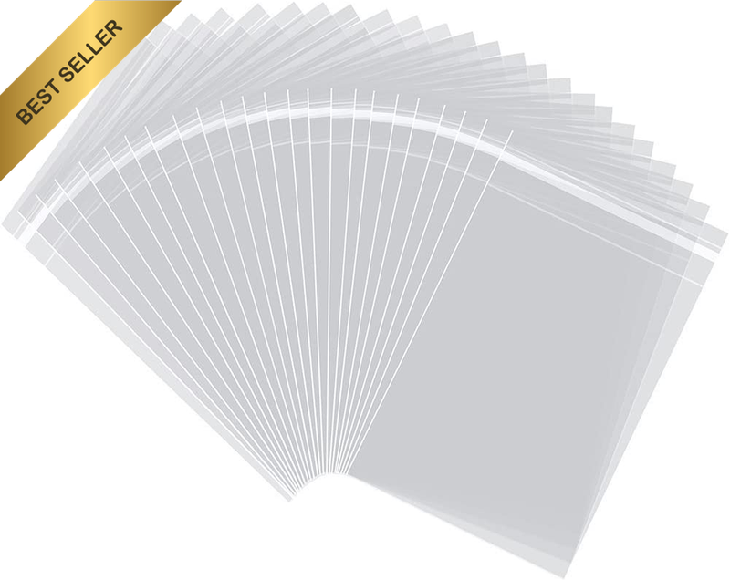 100 Pcs 4X6 Clear Resealable Cello/Cellophane Bags Good for Bakery, Candle, Soap