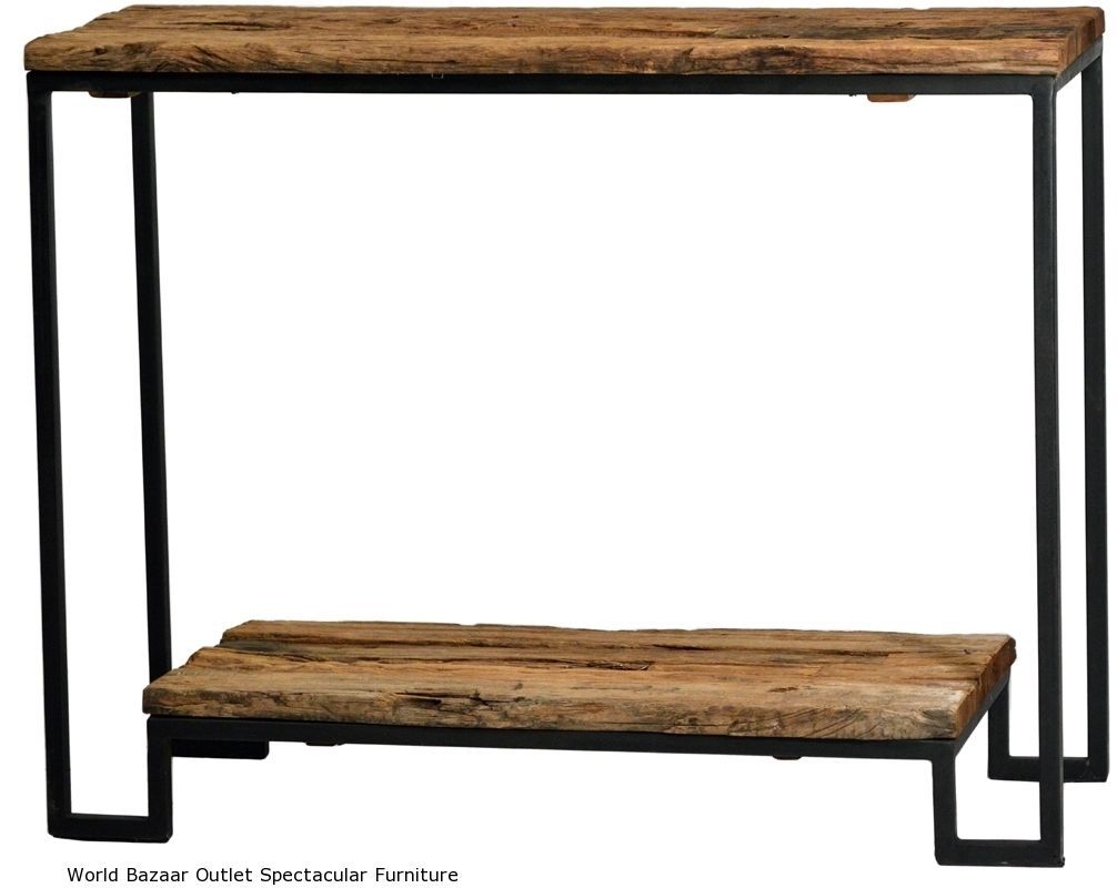 Mesas de consola de hierro