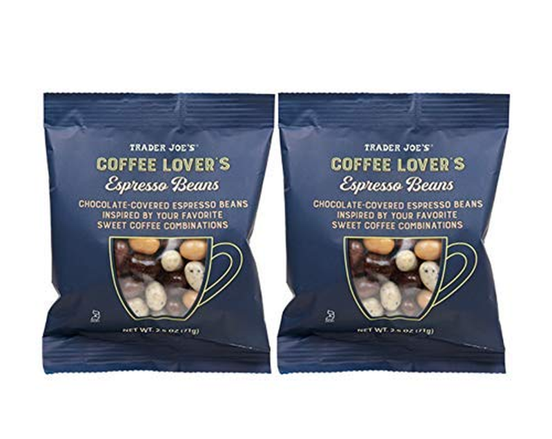 Trader Joe'S Coffee Lover'S Chocolate-Covered Assorted Espresso Beans: 2 Pack (5 Oz)