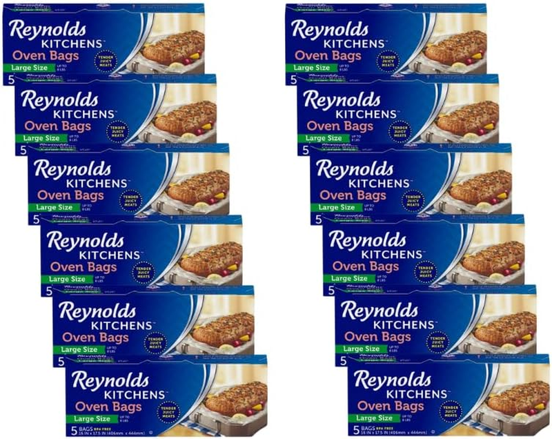 Kitchens Large Oven Bags, 5 Count (Pack of 12)