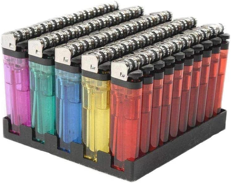 Pack of 50 Wholesale Lot Classic Disposable Cigarette Lighte